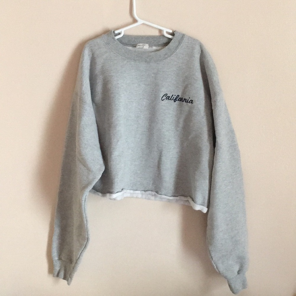 Brandy Melville California cropped sweatshirt
